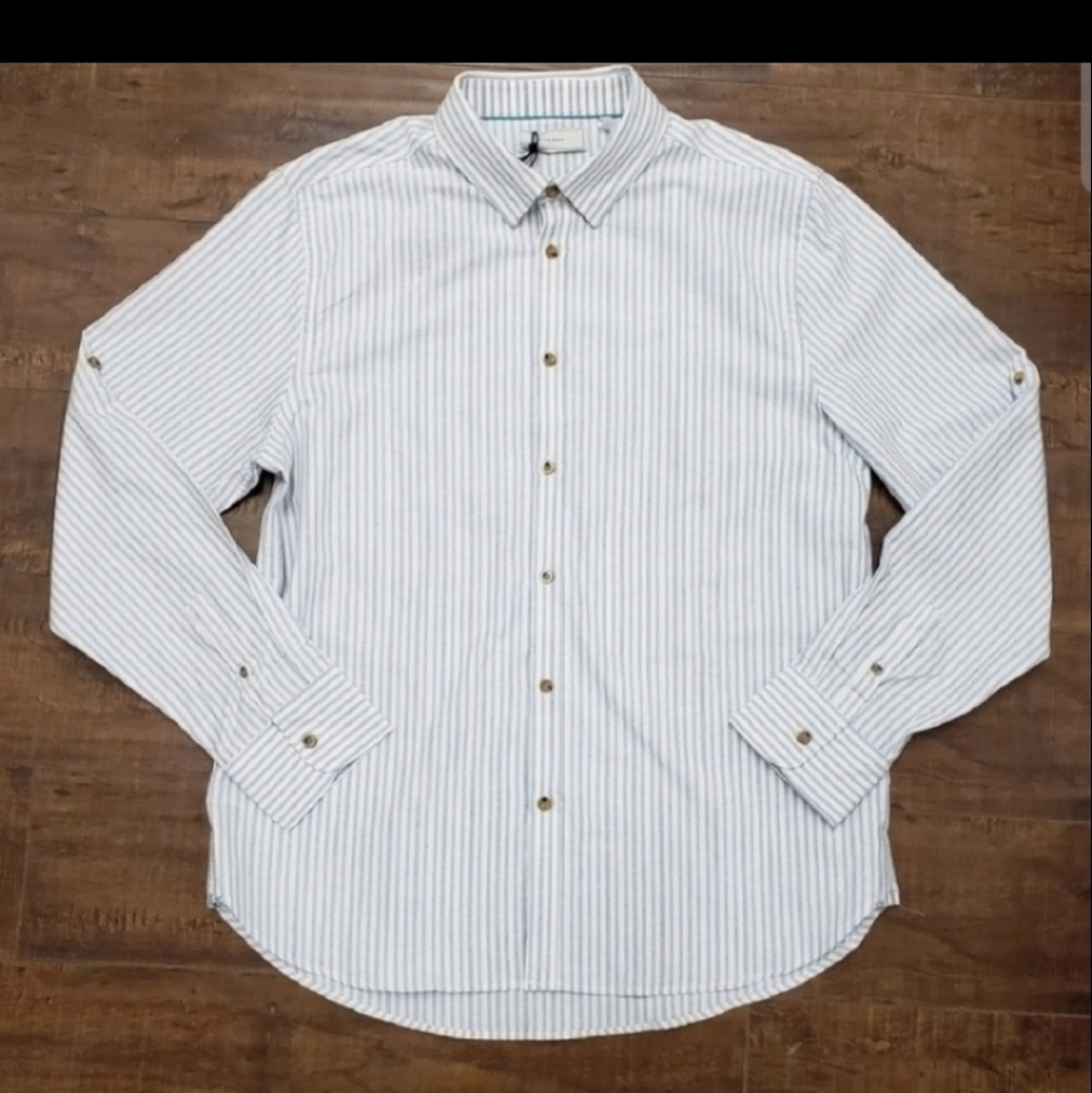 *NWT Five Four Men's Striped Button Down